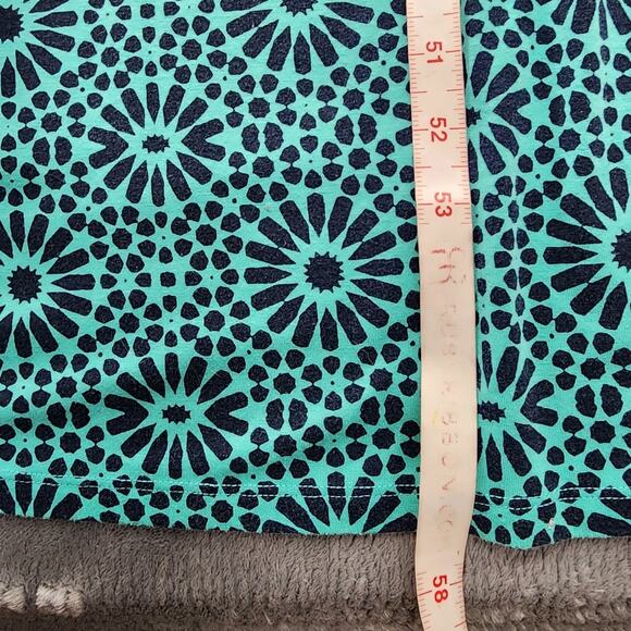 GAP Dress Womens XS Green Blue Sleeveless Halter Elastic Waist Maxi Stretch - Picture 9 of 10